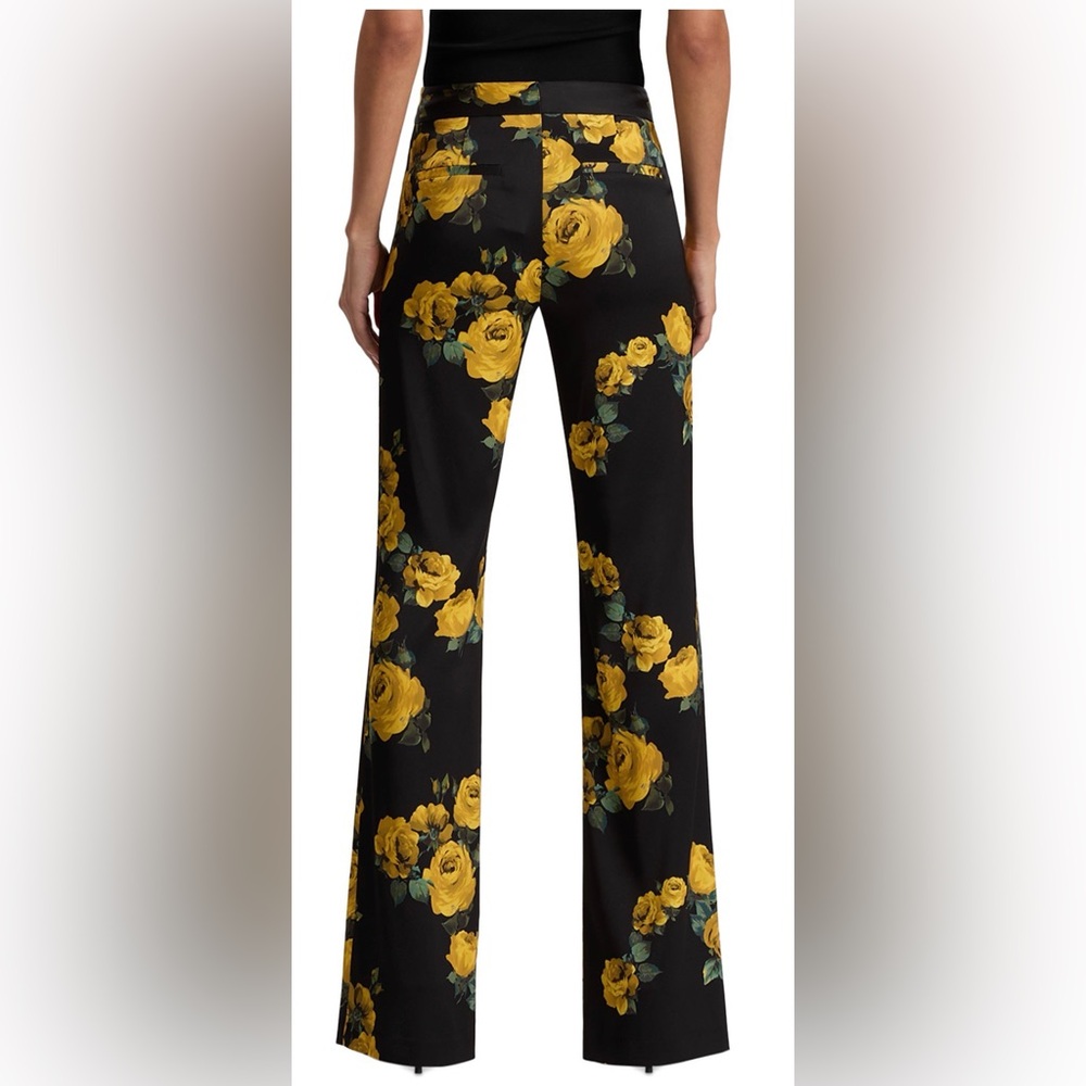Alice + Olivia Livi Printed Floral Pants - Picture 3 of 8